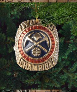 Denver Nuggets 2022 2023 Season World Champion Ring NBA Christmas Decorations Ornament