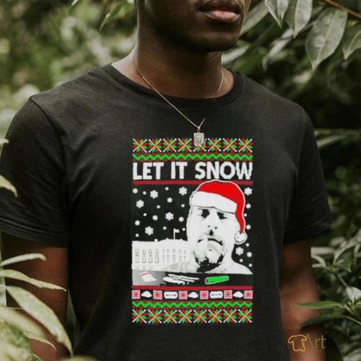 Hunter Let It Snow Biden Ugly Christmas Shirt