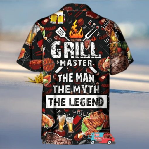 Barbecue Food Grill Master BBQ Hawaiian Shirt