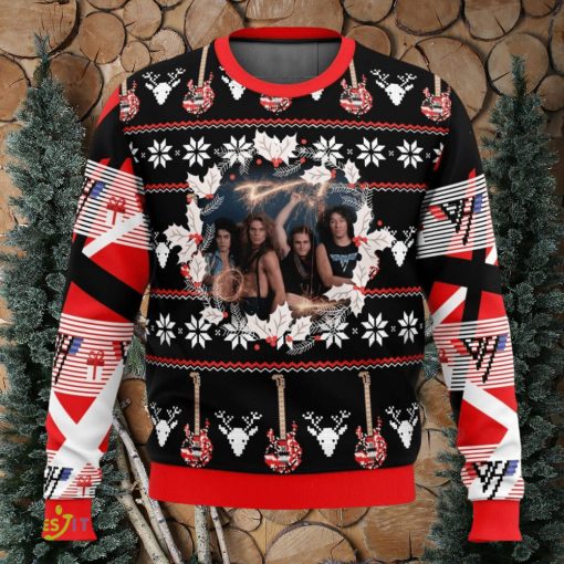 Eddie Van Halen Cute Ugly Christmas Sweater Christmas Gift For Family