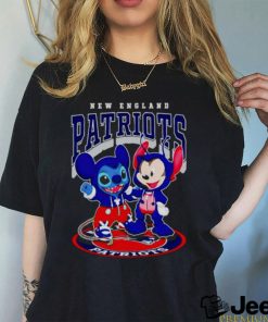 new England Patriots baseball stitch and mickey shirt