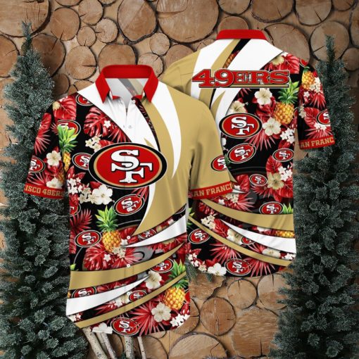 nfl san francisco 49ers hawaii shirt flower classic hawaiian prints qg6sq