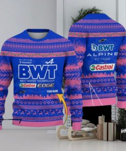 Custom Name Alpine F1 Team Ugly Sweater