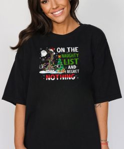 Horse Christmas On The Naughty List And I Regret Nothing T Shirt