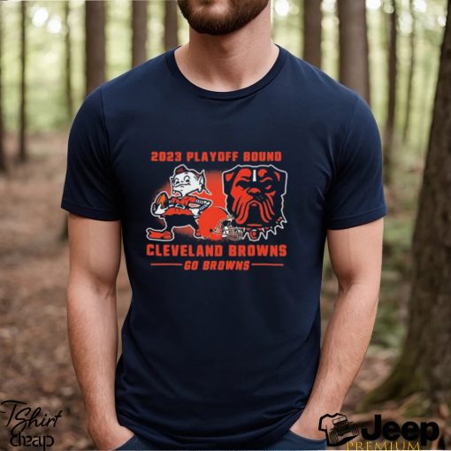official 2023 playoff bond cleveland browns go browns shirt Shirt
