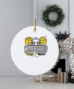 official springfield wildcats vs st edward eagles 2023 division i football championship ornament Circle