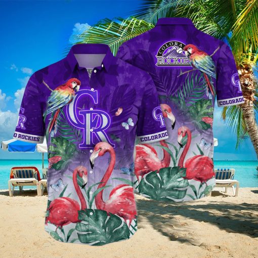 olorado Rockies MLB Hawaiian Shirt Sunsets Aloha Shirt