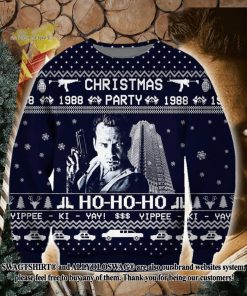 Die Hard 3d Print Ugly Christmas Wool Knitted Sweater