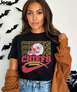 Official 2023 NFL Kansas Chiefs Team Helmet Logo T Shirt