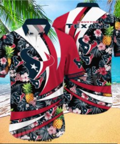 ouston Texans NFL Floral Unisex All Over Printed Hawaiian Shirt