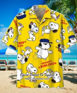 Snoopy And Siblings Summer Time Hawaiian Shirt