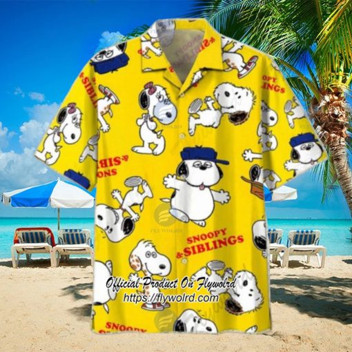 Snoopy And Siblings Summer Time Hawaiian Shirt