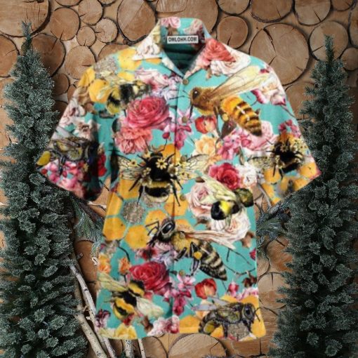 Bee Let Make Gorgeous Roses So Beautiful Hawaiian Shirt