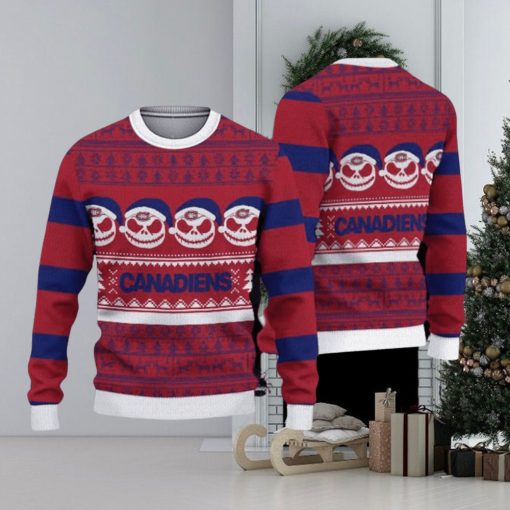 Montreal Canadiens Christmas Reindeer Pattern Ugly Sweater For Men Women