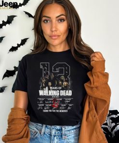 13 Years Of The Walking Dead 2010 – 2023 Thank You For The Memories T Shirt