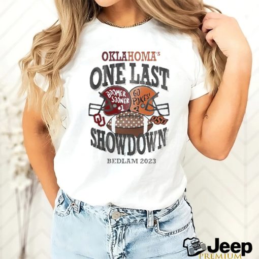 Oklahoma’s One Last Showdown Matchup 2023 Oklahoma Vs Oklahoma State Shirt