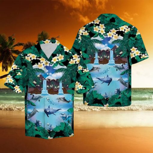 Awesome Dolphin Aloha Hawaiian Shirt Summer Gift
