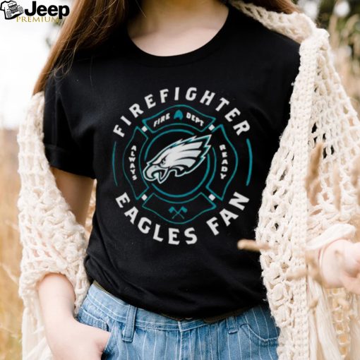 philadelphia Eagles firefighter Eagles fan shirt