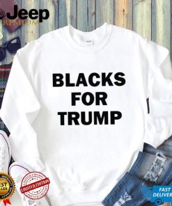 political trump 2020 blacks for trump shirt Shirt