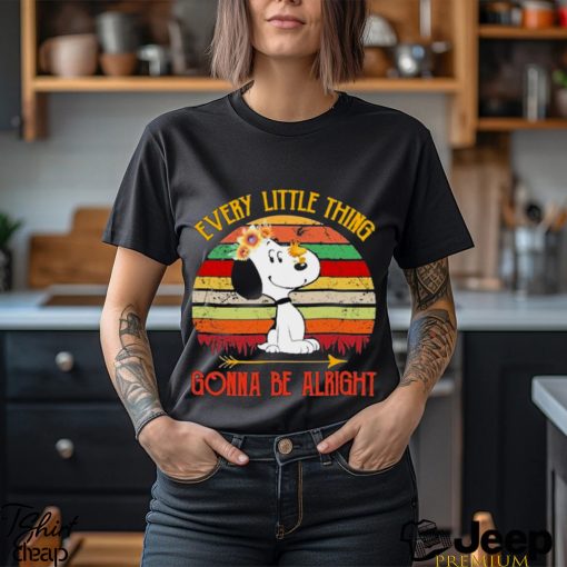 Snoopy Every Little Thing Gonna Be Alright Vintage Shirt