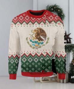 Mexico Coat Of Arms Ugly Christmas Sweater Xmas Gift Men And Women Christmas Sweater