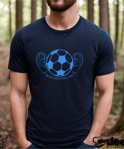 Blue Suits The Ears soccer shirt