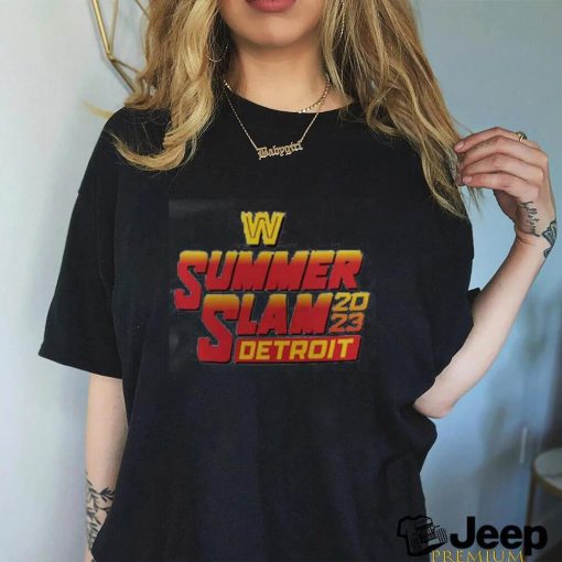 Official Summerslam 2023 Retro Logo Shirt