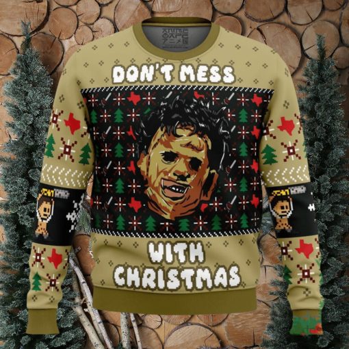 Christmas In Texas Leatherface Casual Ugly Sweater