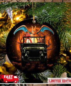 Charizard Charmender Drive Jeep Halloween Moonlight Perfect Gift For Holiday Ornament