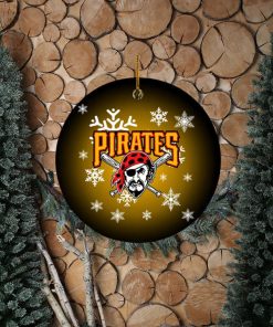 Pittsburgh Pirates MLB 2023 Holiday Gifts Custom Name Merry Christmas Decorations Ornament