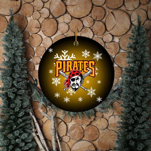 Pittsburgh Pirates MLB 2023 Holiday Gifts Custom Name Merry Christmas Decorations Ornament