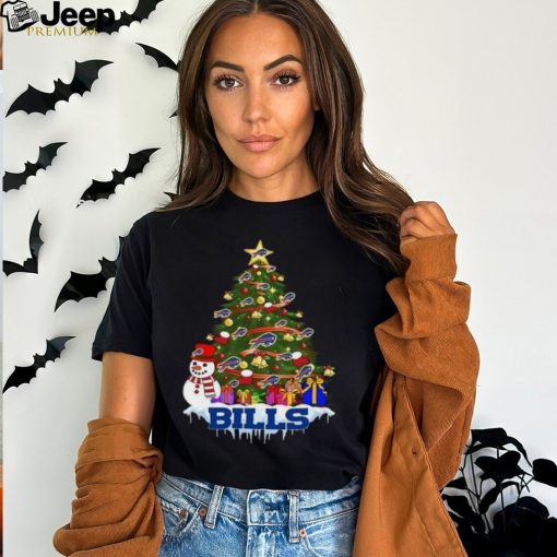 NFL Football Buffalo Bills Merry Christmas T Shirt