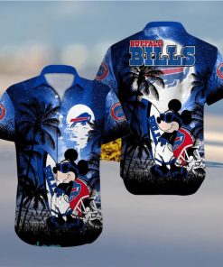 Buffalo Bills NFL Team Logo Baby Yoda Hawaiian Shirt