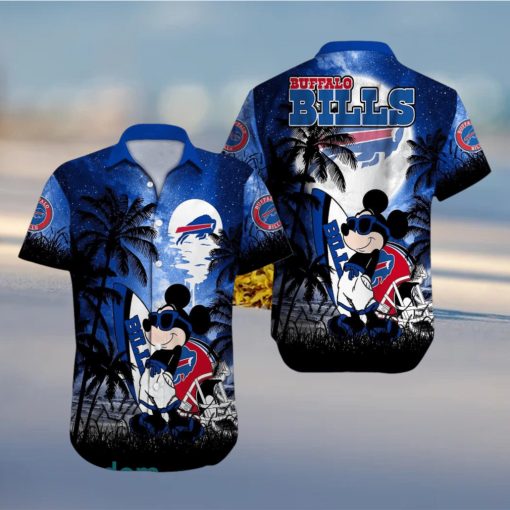 Buffalo Bills NFL Team Logo Baby Yoda Hawaiian Shirt