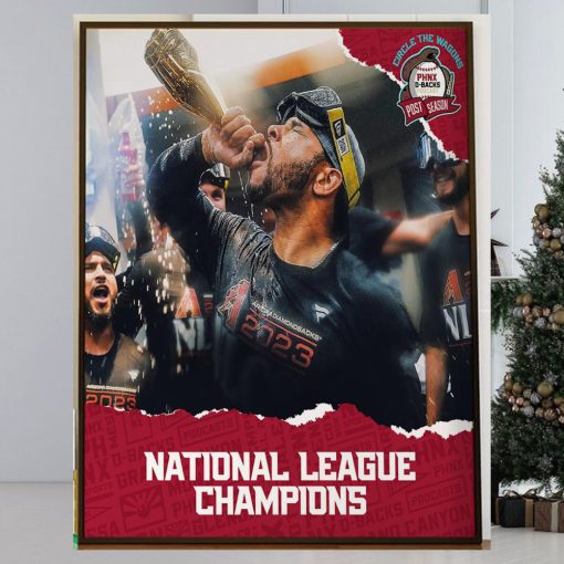 Arizona Diamondbacks Are Champs 2023 National League Champions Home Decor Poster Canvas