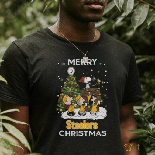 Pittsburgh Steelers Snoopy Family Christmas Shirt