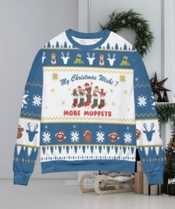 More Muppets My Christmas Wish Ugly Sweater For Woman