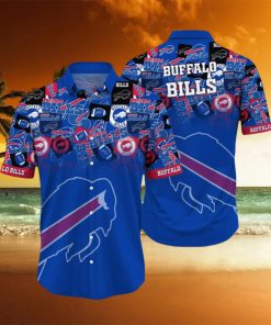 Buffalo Bills Logo Blue NFL Hawaiian Shirt Gift for Fans