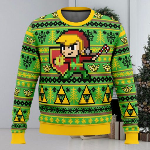 Zelda Holiday Link Ugly Christmas Sweater