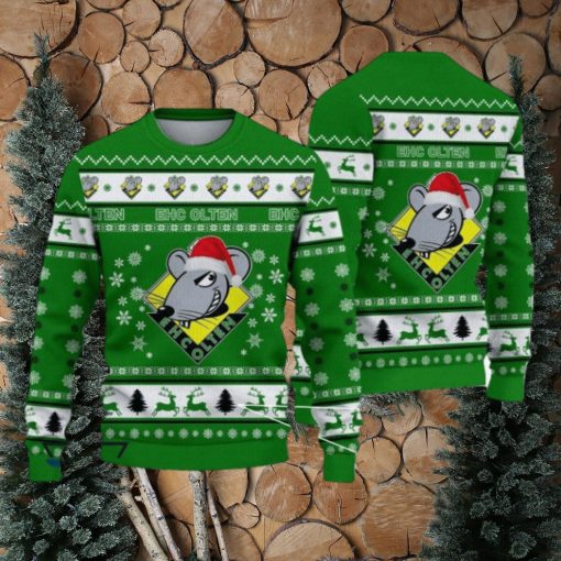 EHC Olten Tropical National League Und Swiss League 3D Ugly Christmas Sweaters For Fans Gift