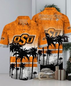 Oklahoma State Cowboys Logo Coconut Tropical Hawaiian Shirt Beach Gift For Fans