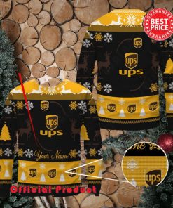 [removal.ai]_cab5225b f701 47f1 9cd6 7b5245a34b28 ups custom name black design logo reindeer ugly christmas sweater