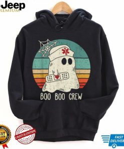 Boo Boo Crew Nurse Funny Ghost Women Halloween Costume Nurse T Shirt