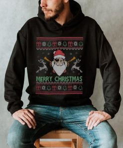 Funny Santa Claus Pirate Reindeer Xmas Christmas shirt