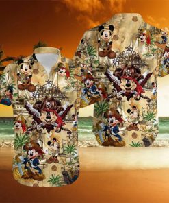 Mickey Mouse Pirate Hawaiian Shirt