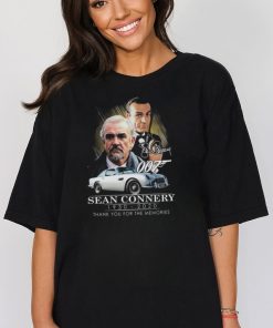 sean connery 1930 2021 thank you for the memories signatures Shirt