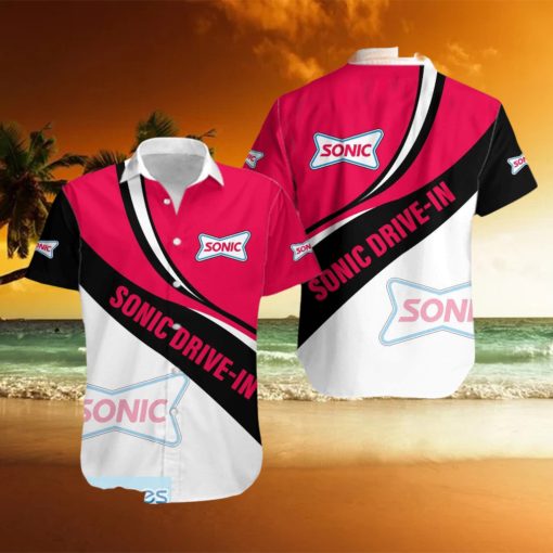 sonic drive in Organic Brand 3D Hawaiian Shirt For Men And Women Tropical Summer