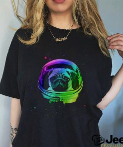 space Pug Dog Shirt