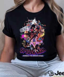 spideran across the spider verse shirt