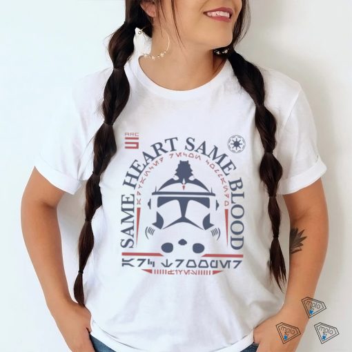 Star Wars same heart same blood logo shirt